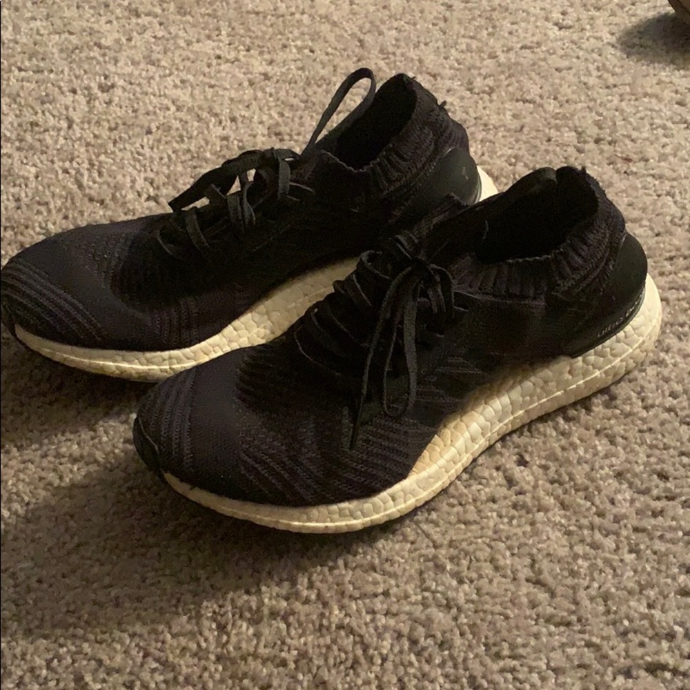 Black Adidas Ultra boost sneakers
